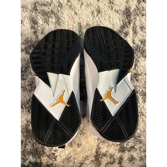 Nike Air Jordan True Flight ‘White Yellow Ochre’ Men’s Size 13 342964-107 No Lid - Picture 6 of 7